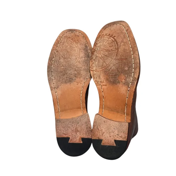 TED BAKER London Men's Brown Leather Lace Up Boots US Size 10